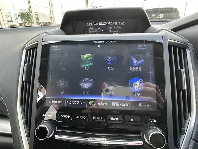 スバル インプレッサ スポーツ 2．0i－Lアイサイト 奈良県 2017(平29)年 3.3万km クォーツブルーP ワンオーナー　/純正ナビ　/バックカメラ　/フルセグＴＶ　/前席シートヒーター　/黒革シート　/ＥＴＣ　/前方ドライブレコーダー　/パドルシフト　/革巻きステアリング　/ＢＳＭ　/社外ＡＷスタッドレス積込　/純正１７型ＡＷ