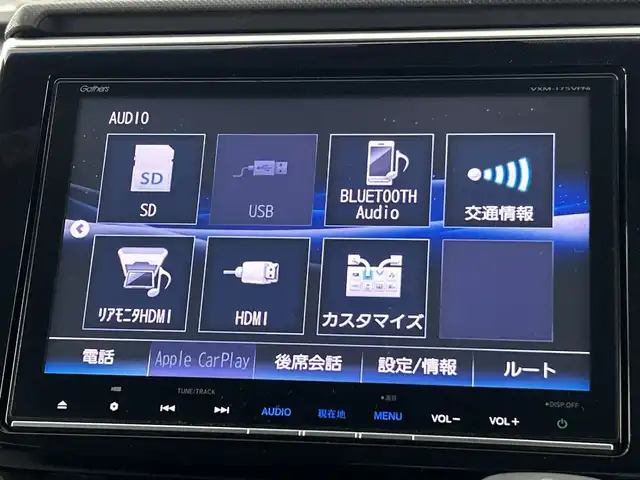 ホンダ ステップワゴン スパーダ ホンダセンシング 愛知県 2016(平28)年 7万km プレミアムスパークルブラックパール 純正9インチナビ/（CD/DVD/USB/Bluetooth/フルセグTV)/バックカメラ/フリップダウンモニター/ホンダセンシング/・衝突軽減ブレーキ〈CMBS〉/・ACC〈アダプティブ・クルーズ・コントロール〉/・LKAS〈車線維持支援システム〉/・路外逸脱抑制機能/・誤発進抑制機能/・先行車発進お知らせ機能/・標識認識機能/ETC/両側パワースライドドア/パドルシフト/アイドリングストップ/プッシュスタート/スマートキー/純正フロアマット/純正16インチアルミホイール/LEDヘッドライト/フロントフォグランプ/横滑り防止装置