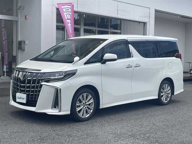 トヨタ アルファード S 千葉県 2020(令2)年 3.9万km ホワイトパールクリスタルシャイン 4WD/純正9インチナビ/(AM/FM/CD/DVD/BT/USB)/純正DVDデッキ/バックカメラ/ETC/両側パワースライドドア/電子パーキングブレーキ/オートホールドスイッチ/衝突被害軽減システム/車線逸脱警報/コーナーセンサー/オートライト/オートハイビーム/LEDヘッドライト/純正18インチAW/純正ドアバイザー/純正フロアマット/スマートキー/スペアキー