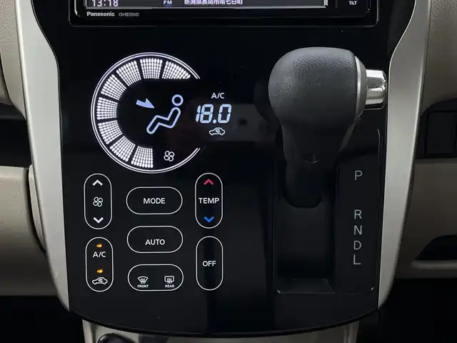 日産 デイズ X 新潟県 2017(平29)年 3.1万km ブラック ４WD/エマージェンシーブレーキ/社外メモリナビ/　　AM/FM/フルセグ/CD/DVD/BT/アラウンドビューモニター/運転席シートヒーター/アイドリングストップ/純正フロアマット/ドアバイザー/スペアキー/スマートキー/ETC