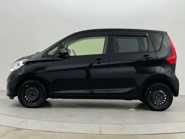日産 デイズ X 新潟県 2017(平29)年 3.1万km ブラック ４WD/エマージェンシーブレーキ/社外メモリナビ/　　AM/FM/フルセグ/CD/DVD/BT/アラウンドビューモニター/運転席シートヒーター/アイドリングストップ/純正フロアマット/ドアバイザー/スペアキー/スマートキー/ETC