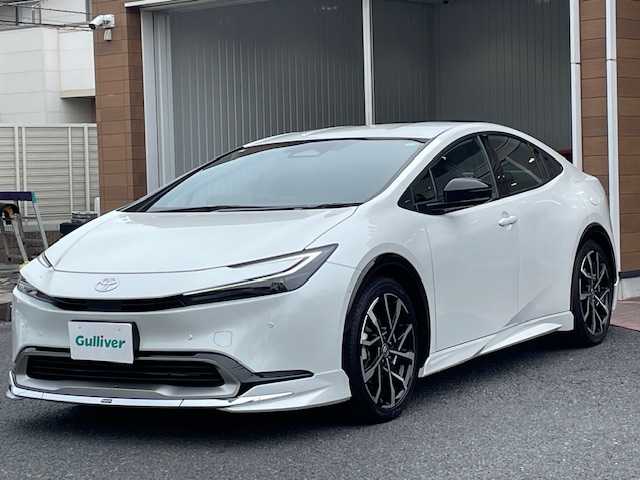 トヨタ プリウス Z 埼玉県 2023(令5)年 0.6万km プラチナホワイトパールマイカ 純正ナビ/パノラミックビューモニター/モデリスタエアロ（F/S/R)/デジタルインナーミラー/レザーシート/シートヒーター/ベンチレーション