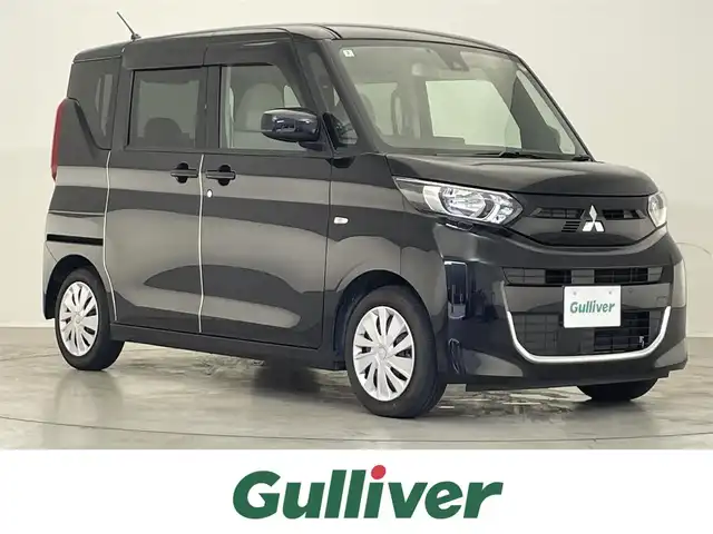 三菱 ｅＫスペース G 滋賀県 2022(令4)年 3.8万km アメジストブラック 禁煙車/ディスプレイオーディオ/前席シートヒーター/片側電動/ＥＴＣ/オートライト/オートハイビーム/前後コーナーセンサー/レーンキープアシスト/衝突軽減システム/レーンキープアシスト/電格ミラー/プッシュスタート/スマートキー×2