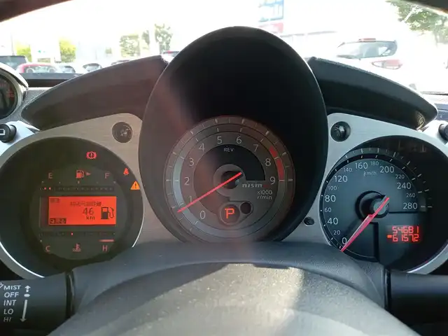 日産 フェアレディ Ｚ バージョンNISMO 福井県 2013(平25)年 5.5万km ダイヤモンドブラック 純正ナビ/・（フルセグTV/CD/DVD）/バックカメラ/ETC/パドルシフト/ハーフレザーシート/純正19インチAW/純正フロアマット/スマートキー
