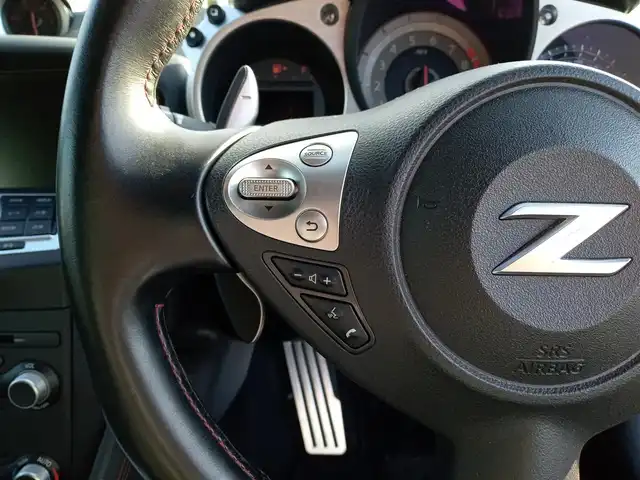 日産 フェアレディ Ｚ バージョンNISMO 福井県 2013(平25)年 5.5万km ダイヤモンドブラック 純正ナビ/・（フルセグTV/CD/DVD）/バックカメラ/ETC/パドルシフト/ハーフレザーシート/純正19インチAW/純正フロアマット/スマートキー