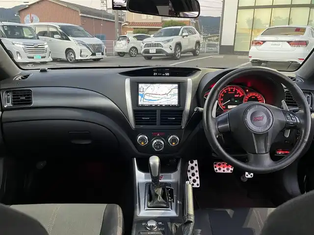 スバル インプレッサ ＷＲＸ STI A－Line 和歌山県 2011(平23)年 8.4万km オブシディアンブラックパール 社外7インチナビ（CN-MW250D)/バックカメラ/横滑り防止/ABS/クルコン/ドラレコ/ETC/パドルシフト/フォグランプ/社外18インチアルミ