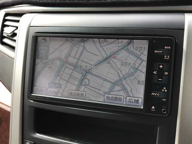 トヨタ アルファード 240X 鳥取県 2010(平22)年 10.4万km ブラック 純正ナビ/フルセグ/DVD/CD/BT/バックカメラ/フリップダウンモニター/クリアランスソナー/両側パワースライドド/モデリスタエアロ（F・S・R）/モデリスタマフラー/キセノンヘットライト/フォグライト/純正18インチアルミホイール/プッシュエンジンスタート/カーテンエアバッグ/横滑り防止装置/純正フロアマット/バイザー/保証書・取扱説明書/スタットレスセット積込/（タイヤ溝5部山）