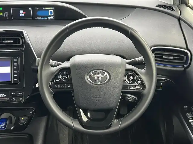トヨタ プリウス S ツーリングセレクション 岡山県 2021(令3)年 4.3万km プラチナホワイトパールマイカ レーダークルーズコントロール/ビルトインETC2.0/シートヒーター/LEDヘッドライト/ワンオーナー/オートハイビーム/バックカメラ/純正ナビ/Bluetooth/フルセグTV/CD/DVD