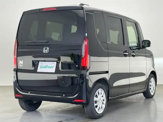 ホンダ Ｎ ＢＯＸ 愛知県 2025(令7)年 0.1万km クリスタルブラックパール ホンダセンシング　両側パワースライドドア　シートヒーター　ホンダコネクトナビ装着パッケージ　電動パーキングブレーキ　衝突軽減装置　追従クルコン　ハンドル支援　ＬＥＤオートライト　リアシェード　禁煙車