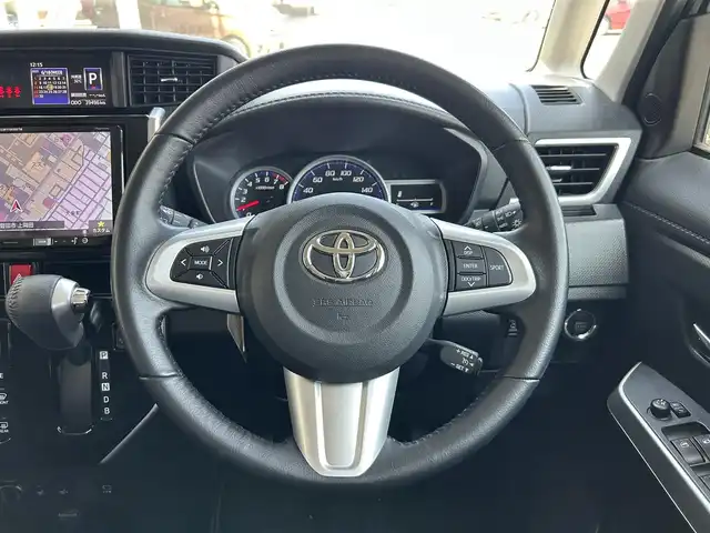 トヨタ ルーミー カスタムG－T 静岡県 2020(令2)年 4万km パールホワイトⅢ 純正9型ナビ/ターボ車/Bluetooth接続/フルセグTV/両側パワースライドドア/アラウンドビューモニター/ETC/運転席&助手席シートヒーター/LEDヘッドライト/フォグランプ/アイドリングストップ/クルーズコントロール/スマートアシスト/盗難防止装置