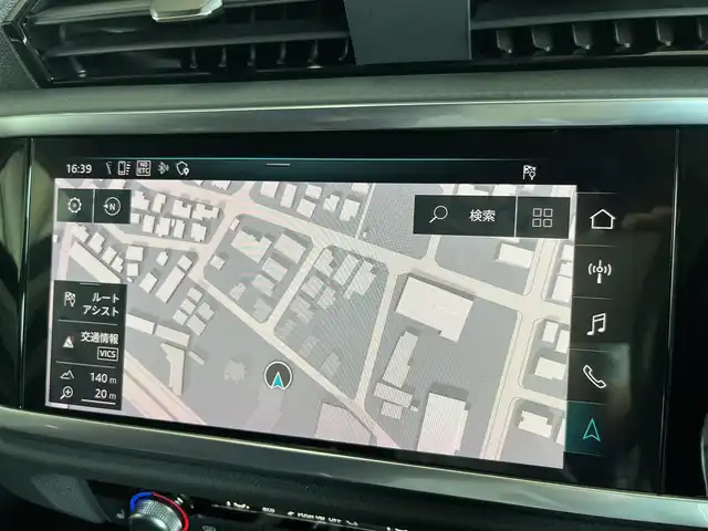 アウディ Ｑ３ 35TDIクワトロ アドバンスド 山形県 2021(令3)年 3.4万km 黒 4WD/純正ナビ/Bluetooth/USB/SD/フルセグTV/AppleCarPlay/AndroidAuto/ドライブセレクト/アダプティブクルーズコントロール/レーンキープアシスト/ブラインドスポットモニター/シートヒーターD/N席/レインセンサー/パーキングセンサー/アイドリングストップ/パドルシフト/ダウンヒルアシスト/純正LEDヘッドライト/オートライト/前後ドライブレコーダー