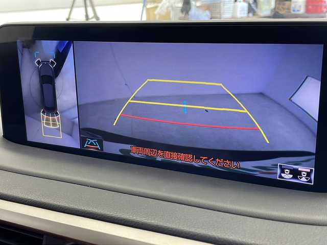 レクサス ＲＸ 450h Fスポーツ 千葉県 2021(令3)年 3.4万km グラファイトブラックガラスフレーク サンルーフ/全方位カメラ/ブラインドスポットモニター/レーダークルーズコントロール/レーンキープアシスト/コーナーセンサー（前後）/衝突軽減システム/純正メモリナビ/　Bluetooth/フルセグTV/CD/DVD/　AUX/USB/Miracast/社外ドライブレコーダー（前後）/ビルトインETC2.0/ヘッドアップディスプレイ/ステアリングヒーター/パドルシフト/レザーシート（赤）/D/N席/　パワーシート/シートヒーター/エアーシート/電動リアゲート/LEDヘッドライト/オートライト/オートハイビーム/純正20インチアルミホイール