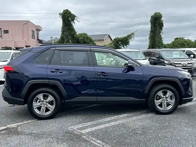 トヨタ ＲＡＶ４ ハイブリットX 千葉県 2024(令6)年 0.1万km ダークブルーマイカ サンルーフ ナビＮＭＺＫ－Ｗ７３Ｄ　バックカメラ　２．０ＥＴＣ　クルコン　ドラレコ　フルセグ　１００Ｖ充電　スマートキー マット バイザー ＬＥＤライト オートライト 17インチAW セーフティセンス