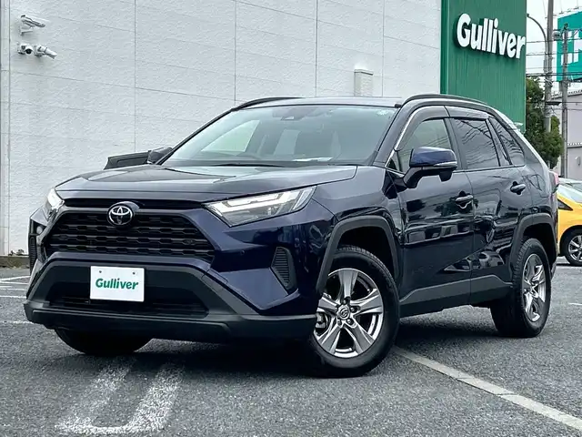 トヨタ ＲＡＶ４ ハイブリットX 千葉県 2024(令6)年 0.1万km ダークブルーマイカ サンルーフ ナビＮＭＺＫ－Ｗ７３Ｄ　バックカメラ　２．０ＥＴＣ　クルコン　ドラレコ　フルセグ　１００Ｖ充電　スマートキー マット バイザー ＬＥＤライト オートライト 17インチAW セーフティセンス