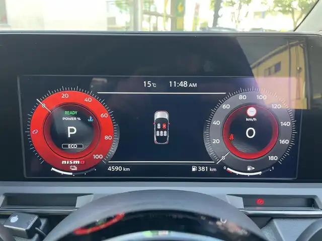 日産 オーラ ニスモ 熊本県 2022(令4)年 0.5万km ダークメタルグレー/スーパーブラック2トーン プロパイロット/ワンオーナー/プッシュスタート/純正ナビ/（フルセグTV・BTオーディオ・HDMI）/アラウンドビューモニター/ビルトインETC/純正17インチAW/LEDヘッドライト/オートライト/フォグライト/前後コーナーセンサー/横滑り防止装置/ウィンカーミラー/純正フロアマット/純正ドアバイザー/新車保証書/取扱説明書/スマートスペアキー×1本