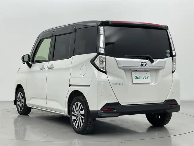 トヨタ タンク カスタムG 熊本県 2019(令1)年 4.2万km ブラックマイカメタリック/パールホワイト2トーン 禁煙車　/純正ナビNSZT-W68T（ＣＤ・ＤＶＤ・フルセグ・ＢＴ・ＵＳＢ）/バックカメラ　/純正前方ドライブレコーダー　/クルーズコントロール/ビルトインＥＴＣ　/両側パワースライドドア　/前後クリアランスソナー　/前席シートヒーター/衝突軽減ブレーキ/横滑り防止/アイドリングストップ/ISOFIX/純正フロアマット/純正１４インチAW/オートライト/オートマチックハイビーム/スマートキー/プッシュスタート/取扱説明書