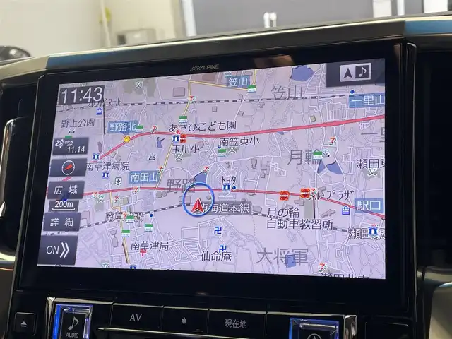 トヨタ ヴェルファイア Z 滋賀県 2019(令1)年 3.5万km ブラック アルパイン11インチナビ/【Bluetooth/CD/DVD/フルセグTV】/追従クルーズコントロール/両側パワースライドドア/フリップダウンモニター/バックカメラ/ビルトインETC/前後ドライブレコーダー/クリアランスソナー/電動パーキングブレーキ/スマートキー/スペアキー/純正18インチアルミホイール