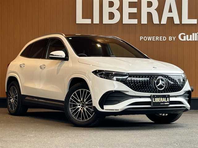 メルセデス・ベンツ Ｍ・ベンツ ＥＱＡ２５０ + AMGライン 宮城県 2024(令6)年 0.6万km ポーラホワイト レーダーセーフティパッケージ/パノラミックスライディングルーフ/ヘッドアップディスプレイ/MBUXナビ/360°カメラシステム/ワイヤレスチャージング/ハーフレザーシート/シートヒーター/メモリー機能付きパワーシート/社外18インチAW（純正AW付きサマータイヤ付属）/アンビエントライト/キーレスゴー/パワーバックドア/保証書、取扱説明書、充電ケーブル、スペアキー付属