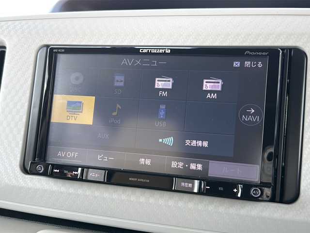 ダイハツ ムーヴ キャンバス X SA Ⅲ 石川県 2018(平30)年 6.3万km パールホワイトⅢ/ライトローズマイカメタリックⅡ 2トーン 社外7型ナビ:AVIC-RZ201/CD/DVD/フルセグ/AM/FM/両側スライドドア/スマートアシストIII/オートハイビーム/衝突軽減装置/ETC/社外前方ドライブレコーダー/アイドリングストップ/純正フロアマット/ドアバイザー/保証書・取扱説明書/スペアキー