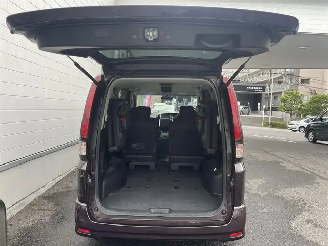 日産 セレナ ハイウェイスター Vセレクション 長崎県 2010(平22)年 14.7万km オーロラモーヴ 純正ナビ（BT/CD/DVD/SD/フルセグ）/スマートキー/両側パワスラ/純正リアモニター/純正16インチアルミホイール/ドアバイザー/純正フロアマット/取説/ナビ取説/記録簿/保証書/SRSエアバッグ/盗難防止装置/バックカメラ/ETC/オートライト/オートハイビーム