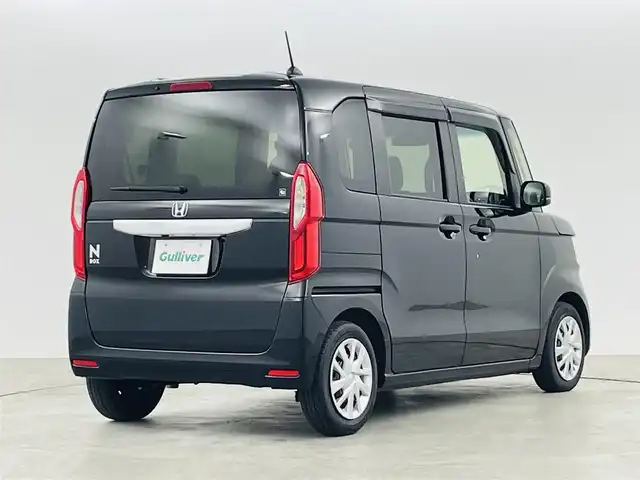 ホンダ Ｎ ＢＯＸ L ターボ 福島県 2022(令4)年 0.7万km クリスタルブラックパール ホンダセンシング/・衝突軽減ブレーキ/・レーンアシスト/・レーダークルーズコントロール/・先行車発進お知らせ機能/・標識認識機能/・コーナーセンサー/純正ナビ/・型番：VXM-224VFi/・フルセグTV/Bluetooth/CD/DVD/・バックカメラ/・ETC/両側パワースライドドア/電子パーキング/・オートホールド/革巻きステアリング/・ステアリングリモコン/・パドルシフト/シートヒーター(運転席/助手席)/プッシュスタート/・スマートキー/LEDヘッドライト/・オートライト/純正フロアマット/ドアバイザー/電動格納ミラー