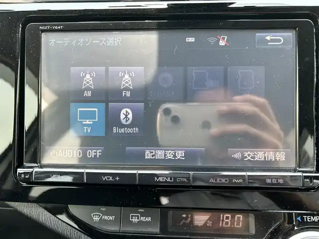 トヨタ アクア G ブラックソフトレザーセレ 岡山県 2016(平28)年 9.9万km ライムホワイトパールクリスタルシャイン 社外ナビ　/バックカメラ　/ドライブレコーダー　/ＥＴＣ　/Ｂｌｕｅｔｏｏｔｈ接続　/プッシュスタート/クルーズコントロール　/純正フロアマット　/プッシュスタート/レーンアシスト　/15インチ純正アルミホイール