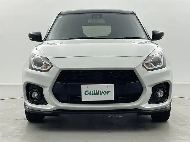 スズキ スイフト スポーツ ZC33S ファイナルED 福井県 2025(令7)年 0.1万km ピュアホワイトパール/ブラック2トーンルーフ ワンオーナー/純正8インチナビ/-ワンセグTV/-BT/純正カーボンエアロ/純正フロアマット/D席シートヒーター/クルーズコントロール/パーキングアシスト/プリクラッシュセーフティ/スペアキー×1/取説＆保証書
