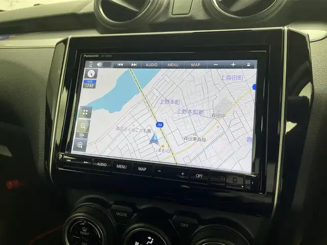 スズキ スイフト スポーツ ZC33S ファイナルED 福井県 2025(令7)年 0.1万km ピュアホワイトパール/ブラック2トーンルーフ ワンオーナー/純正8インチナビ/-ワンセグTV/-BT/純正カーボンエアロ/純正フロアマット/D席シートヒーター/クルーズコントロール/パーキングアシスト/プリクラッシュセーフティ/スペアキー×1/取説＆保証書