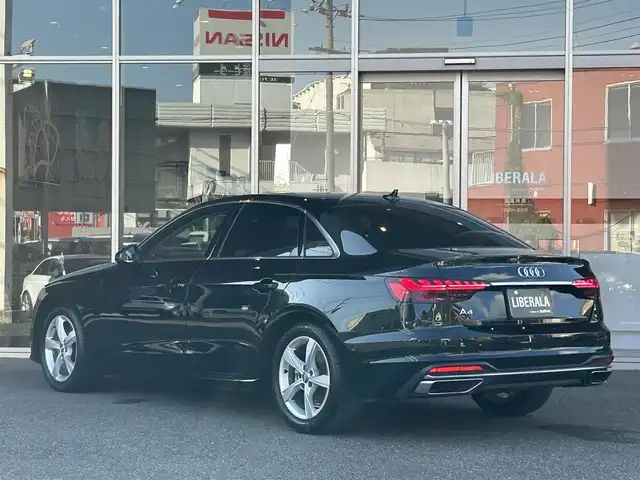 アウディ アウディ Ａ４ 35TFSI アドバンスド 福岡県 2020(令2)年 3万km ミトスブラックメタリック 純正ナビ　/３６０°カメラ　/ＡｐｐｌｅＣａｒＰｌａｙ　/ＡＣＣ　/アクティブレーンアシスト　/サイドアシスト　/前後ソナー　/バーチャルコックピット　/シートヒーター　/ＬＥＤライト　/パドルシフト　/スマートキー