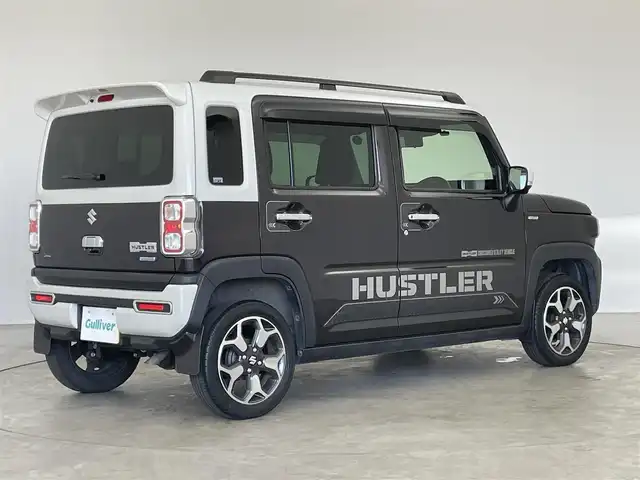 スズキ ハスラー Jスタイル Ⅱ ターボ 埼玉県 2022(令4)年 3.5万km アーバンブラウンパールメタリック/ソフトベージュ2トーン 純正９インチナビ　全方位モニター　ビルトインＥＴＣ２．０　前後ドライブレコーダー　セーフティサポート　レーダークルーズコントロール　シートヒーター　純正アルミホイール　オートライト　ＬＥＤヘッドライト