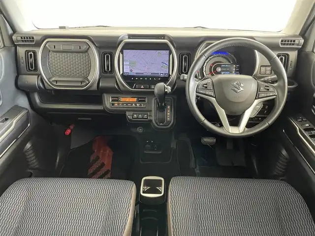 スズキ ハスラー Jスタイル Ⅱ ターボ 埼玉県 2022(令4)年 3.5万km アーバンブラウンパールメタリック/ソフトベージュ2トーン 純正９インチナビ　全方位モニター　ビルトインＥＴＣ２．０　前後ドライブレコーダー　セーフティサポート　レーダークルーズコントロール　シートヒーター　純正アルミホイール　オートライト　ＬＥＤヘッドライト