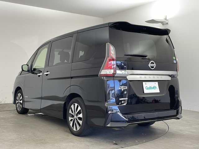 日産 セレナ ハイウェイスターVセレクションⅡ 兵庫県 2019(平31)年 5.4万km ダイヤモンドブラック ・純正ナビ&TV&CD&DVD&SD&BT&SD/・両側パワースライドドア/・ハンズフリースライドドア/・全方位カメラ/・純正フリップダウンモニター/・前方純正ドライブレコーダー/・ビルトインETC/・車線逸脱警報/・エマージェンシーブレーキ/・速度標識警報/・道路標識警報/・クリアランスソナー/・ふらつき警報/・クルーズコントロール/・インテリジェントパーキングアシスト/・後席サンシェード/・後席エアコン/・スマートキー/・取扱説明書/・保証書/・純正フロアマット/・16インチ純正アルミホイール/・LEDヘッドランプ/・ウインカーミラー