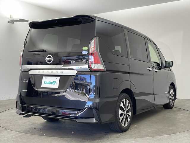 日産 セレナ ハイウェイスターVセレクションⅡ 兵庫県 2019(平31)年 5.4万km ダイヤモンドブラック ・純正ナビ&TV&CD&DVD&SD&BT&SD/・両側パワースライドドア/・ハンズフリースライドドア/・全方位カメラ/・純正フリップダウンモニター/・前方純正ドライブレコーダー/・ビルトインETC/・車線逸脱警報/・エマージェンシーブレーキ/・速度標識警報/・道路標識警報/・クリアランスソナー/・ふらつき警報/・クルーズコントロール/・インテリジェントパーキングアシスト/・後席サンシェード/・後席エアコン/・スマートキー/・取扱説明書/・保証書/・純正フロアマット/・16インチ純正アルミホイール/・LEDヘッドランプ/・ウインカーミラー