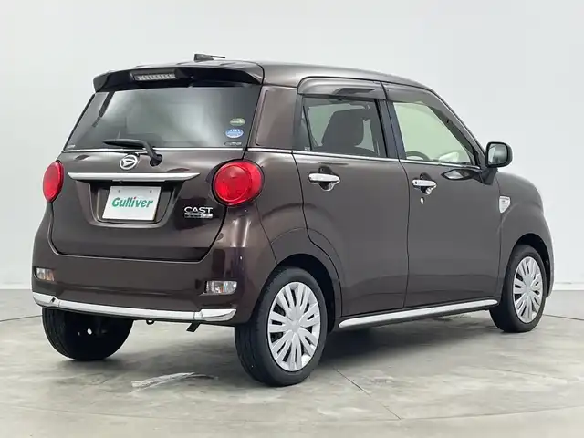ダイハツ キャスト スタイル X 新潟県 2016(平28)年 4.6万km プラムブラウンクリスタルマイカ 純正メモリナビ/　TV/Bluetooth/CD/DVD/USB/衝突被害軽減ブレーキ/レーンキープアシスト/バックモニター/ETC/横滑り防止装置/オートライト/ステアリングスイッチ