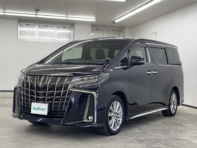 トヨタ アルファード S タイプゴールド 長崎県 2020(令2)年 8.4万km スパークリングブラックパールクリスタルシャイン 純メーカーディスプレイオーディオ/・フルセグ/・ＤＶＤ/・Bluetooth/・Apple　Carplay対応/・バックカメラ/トヨタセーフティセンス/・先行車発信告知/・レーダークルーズコントロール/・誤発信抑制/両側パワースライド/純１２．１インチフリップダウン/ETC/ツインムーンルーフ/コーナーセンサー/オットマンシート/オートハイビーム/オートリトラミラー/ハーフレザーシート/シートリフター/ＬＥＤヘッドライト/純バイザー/ナノイー/フォグ/純１８インチアルミ/ＵＳＢ端子/１００Ｖ電源