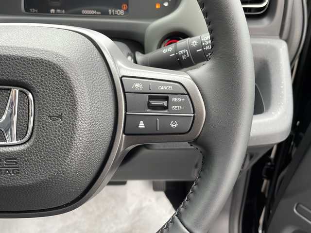 ホンダ フリード ハイブリット e:HEV クロスター 山口県 2025(令7)年 0.1千km クリスタルブラックパール 純正ナビ/・AM/FM/USB/Apple CarPlay/Android Auto/Bluetooth/フルセグテレビ/バックカメラ/ブラインドスポットモニター/純正アルミホイール/ハーフレザーシート/前席シートヒーター/サーキュレーター/USBチャージャー/両側パワースライドドア/スマートキー・スペアキー有/プッシュアップスタート/LEDヘッドランプ/フォグランプ/オートライト/ホンダセンシング/・衝突被害軽減ブレーキ/・追従有クルーズコントロール/・車線維持支援システム/・横滑り防止装置/盗難防止装置/ダブルサイドカーテンエアバッグ/取扱説明書/保証書