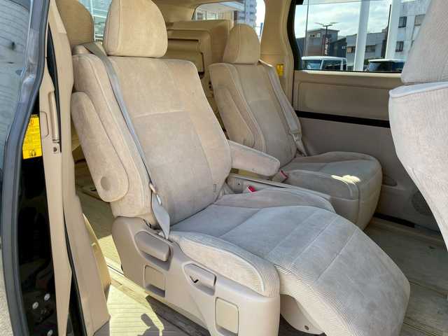 トヨタ アルファード 240G 宮崎県 2012(平24)年 11.1万km ブラック 純正フリップダウンモニター/純正メモリーナビ/フルセグTV：Bluetooth：DVD：CD/バックカメラ/両側パワースライドドア/前席パワーシート/運転席メモリー付きパワーシート/前後ドライブレコーダー/クルーズコントロール/コーナーセンサー/ウッドコンビハンドル/プッシュスタート/スマートキー/ETC/保証書・取扱説明書