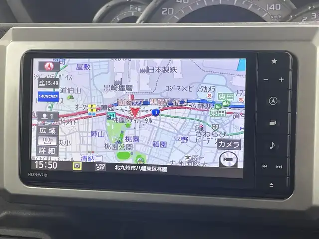 ダイハツ ウェイク G ターボ リミテッド SAⅢ 福岡県 2021(令3)年 3.8万km シャイニングホワイトパール 純正ナビ／フルセグＴＶ　/パノラマモニター　/ナビ連動前方ドライブレコーダー　/衝突軽減ブレーキ　/横滑り防止装置　/アイドリングストップ　/両側電動スライドドア　/プッシュスタート　/純正１５インチＡＷ　/ＬＥＤヘッドライト