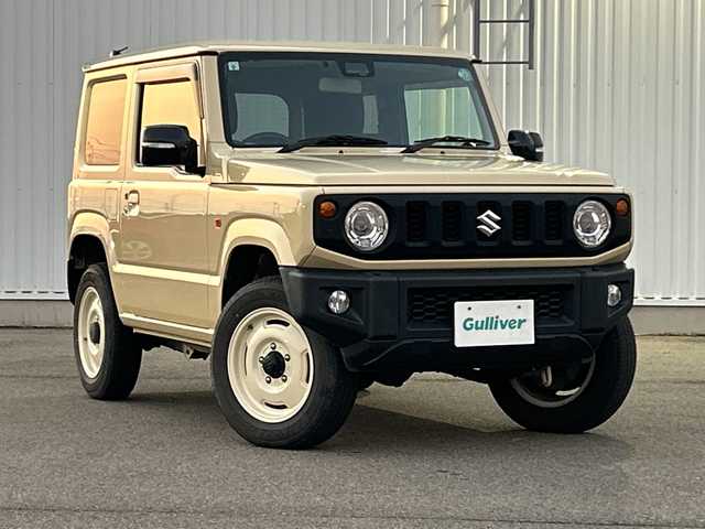 スズキ ジムニー XC 愛媛県 2021(令3)年 5.2万km シフォンアイボリーM 純正Panasonic8インチナビ/（Bluetooth/フルセグTV/DVD/CD/SD）/衝突軽減ブレーキ/クルーズコントロール/LEDヘッドライト/オートマチックハイビーム/シートヒーター/4WD/ダウンヒルアシストコントロール/純正16インチAW/ETC/スマートキー/スペアキー有/純正フロアマット/レーンキープアシスト/横滑り防止装置