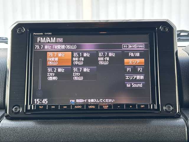 スズキ ジムニー XC 愛媛県 2021(令3)年 5.2万km シフォンアイボリーM 純正Panasonic8インチナビ/（Bluetooth/フルセグTV/DVD/CD/SD）/衝突軽減ブレーキ/クルーズコントロール/LEDヘッドライト/オートマチックハイビーム/シートヒーター/4WD/ダウンヒルアシストコントロール/純正16インチAW/ETC/スマートキー/スペアキー有/純正フロアマット/レーンキープアシスト/横滑り防止装置