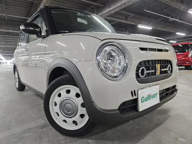 スズキ ラパン ＬＣ X 長崎県 2023(令5)年 2.3万km フォーンベージュメタリック/アーバンブラウン 2トーン 純正MOPディスプレイオーディオ/バックカメラ/セーフティサポート/・衝突被害軽減ブレーキ/・後退時ブレーキサポート/・車線逸脱警報/・前後誤発進抑制機能/・ハイビームアシスト/・標識認識機能/・リアパーキングセンサー/LEDヘッドランプ/革巻きステアリング/ステアリングスイッチ/ハーフレザーシート/前席シートヒーター/純正14インチアルミホイール/スマートキー/プッシュエンジンスタート/禁煙車