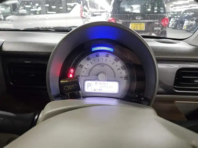 スズキ ラパン ＬＣ X 長崎県 2023(令5)年 2.3万km フォーンベージュメタリック/アーバンブラウン 2トーン 純正MOPディスプレイオーディオ/バックカメラ/セーフティサポート/・衝突被害軽減ブレーキ/・後退時ブレーキサポート/・車線逸脱警報/・前後誤発進抑制機能/・ハイビームアシスト/・標識認識機能/・リアパーキングセンサー/LEDヘッドランプ/革巻きステアリング/ステアリングスイッチ/ハーフレザーシート/前席シートヒーター/純正14インチアルミホイール/スマートキー/プッシュエンジンスタート/禁煙車