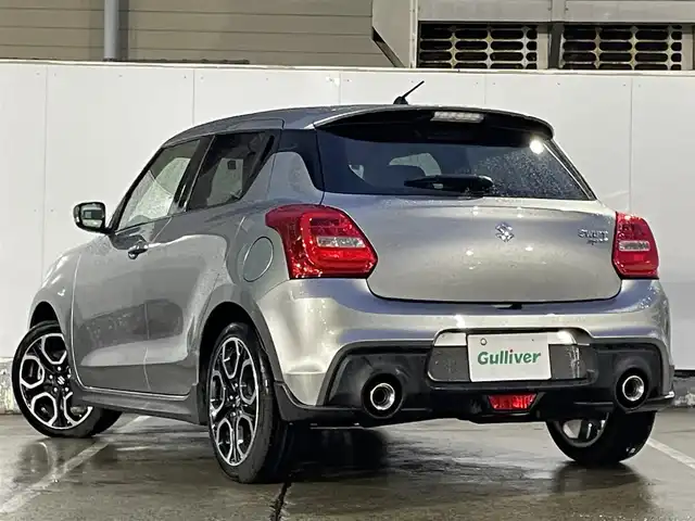 スズキ スイフト スポーツ 青森県 2018(平30)年 4.9万km プレミアムシルバーメタリック ワンオーナー/純正SDナビ（AVIC-RLS901）/　CD、DVD、SD、BT、USB、AUX/クルーズコントロール/ビルトインETC/D席シートヒーター/純正１７インチAWサマータイヤ車載/前方ドライブレコーダー/保証書/説明書/スペアキー×１本