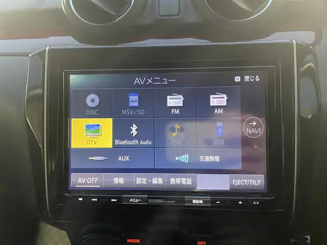 スズキ スイフト スポーツ 青森県 2018(平30)年 4.9万km プレミアムシルバーメタリック ワンオーナー/純正SDナビ（AVIC-RLS901）/　CD、DVD、SD、BT、USB、AUX/クルーズコントロール/ビルトインETC/D席シートヒーター/純正１７インチAWサマータイヤ車載/前方ドライブレコーダー/保証書/説明書/スペアキー×１本