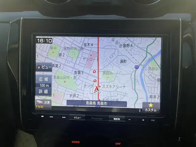 スズキ スイフト スポーツ 青森県 2018(平30)年 4.9万km プレミアムシルバーメタリック ワンオーナー/純正SDナビ（AVIC-RLS901）/　CD、DVD、SD、BT、USB、AUX/クルーズコントロール/ビルトインETC/D席シートヒーター/純正１７インチAWサマータイヤ車載/前方ドライブレコーダー/保証書/説明書/スペアキー×１本