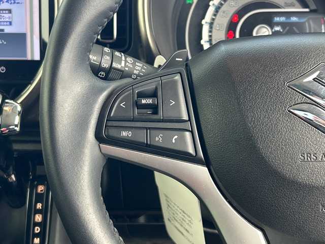 スズキ ハスラー Jスタイル Ⅱ ターボ 奈良県 2022(令4)年 1.8万km シフォンアイボリーメタリック/ガンメタリック2トーン 純正9インチナビ/フルセグTV/Bluetoothオーディオ/アップルカープレイ/アンドロイドオート/DVD再生/全周囲カメラ/バックカメラ/衝突軽減ブレーキ/車線逸脱警報/誤発進抑制機能/後方誤発進抑制機能/横滑り防止/レーダークルーズコントロール/フロントシートヒーター/ビルトインETC/スマートキー/LEDライト