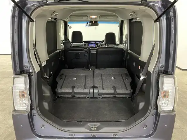 ダイハツ タント カスタム X トップED SA Ⅲ 長崎県 2017(平29)年 3.9万km メテオライトグレーイリュージョナルP 純正7インチナビ　（NSZN‐W68D）/・フルセグTV　CD/DVD/SD/Bluetooth/スマートアシストIII/・衝突警報機能/・衝突回避支援ブレーキ機能/・誤発進抑制制御機能（前方・後方）/・車線逸脱警報機能/・先行車発進お知らせ機能/・オートハイビーム/横滑り防止/片側パワースライドドア/プッシュスタート/バックカメラ/ステアリングスイッチ/アイドリングストップ/前後ドライブレコーダー/D席シートヒーター/純正フロアマット/純正14インチAW/純正ドアバイザー/取扱説明書/保証書
