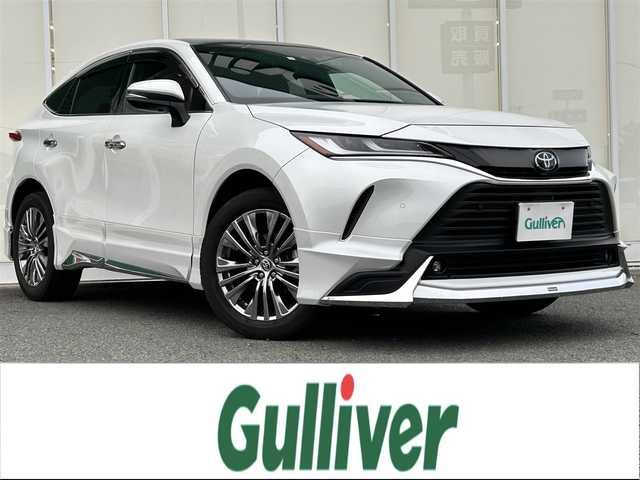 トヨタ ハリアー Z レザーパッケージ 福岡県 2023(令5)年 3.6万km プラチナホワイトパールマイカ ・ワンオーナー/・パノラマルーフ/・純正12インチナビ/・モデリスタエアロ/・ETC2.0/・シートヒーター/・エアシート/・レザーシート/・ベンチレーション/・トヨタセーフティセンス/・JBL/・デジタルインナーミラー/・BSM/・HUD/・レーダークルーズ