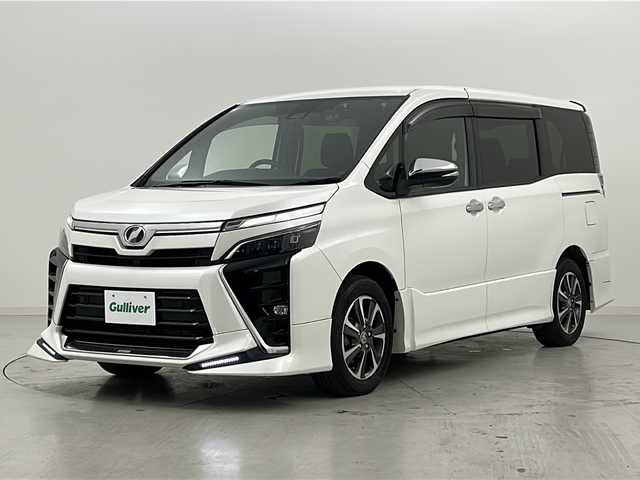 トヨタ ヴォクシー ZS 煌Ⅱ 宮城県 2019(令1)年 5.2万km ホワイトパールクリスタルシャイン TRDエアロ（FSR）/Toyota Safety Sense /・プリクラッシュセーフティ/・レーンディパーチャーアラート/・オートマチックハイビーム/クルーズコントロール/純正10インチSDナビ/・CD.DVD.BT.USB.HDMI.SD/バックカメラ/フルセグTV/両側パワースライドドア/ビルトインETC2.0/ドライブレコーダー（FR）/ステアリングスイッチ/プッシュスタート/スマートキー/アイドリングストップ/LEDヘッドライト/LEDフォグライト/純正フロアマット/純正16インチAW/横滑り防止/ロールサンシェード/シートバックテーブル