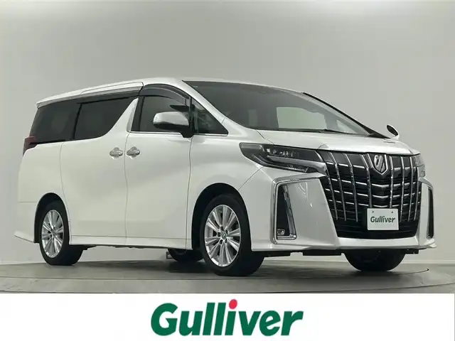 トヨタ アルファード S 埼玉県 2021(令3)年 2.9万km ホワイトパールクリスタルシャイン 純正ディスプレイオーディオ　ＴＶ　ナビ　ＣＤ／ＤＶＤ　両側パワースライド　３眼ＬＥＤ　純正後席フリップダウンモニター　ＡＣ１００Ｖ　セーフティセンス　クルーズコントロール　ビルトインＥＴＣ